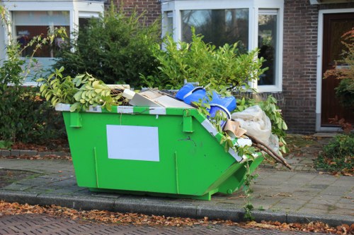 Satisfied homeowner enjoying their newly cleared garden